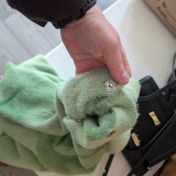 House Of Sunny Green‎ Suburban Knit Detachable Sleeve Convertible Sweater Size 8 - Picture 8 of 10